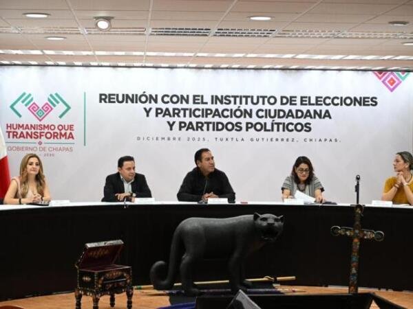 Refrenda Juan Carlos Moreno Guillén compromiso institucional en favor de la seguridad y la democracia en Chiapas
