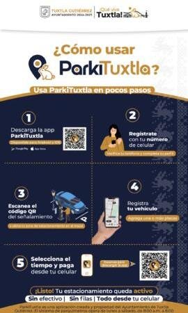 ParkiTuxtla, un nuevo sistema de parquímetro, fácil y seguro: Angel Torres