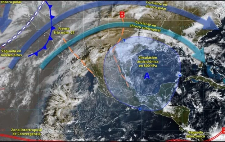 Frente frío 27 traerá heladas, fuertes vientos y lluvias en varias regiones del país Frente frío 27 traerá heladas, fuertes vientos y lluvias en varias regiones del país