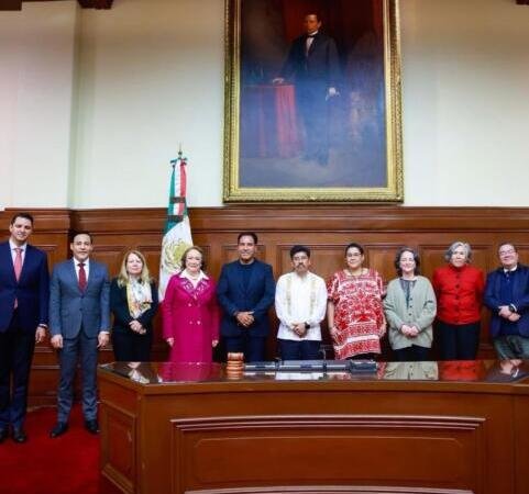 Eduardo Ramírez se reúne con ministras y ministros de la Suprema Corte de Justicia de la Nación