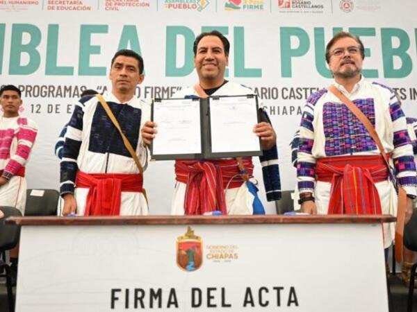 Eduardo Ramírez atestigua Asamblea del Pueblo en San Juan Cancuc y fortalece acciones prioritarias