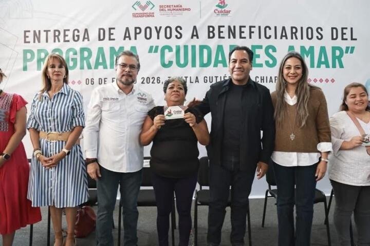 Con Cuidar es Amar, Eduardo Ramírez impulsa una política social humanista en Chiapas