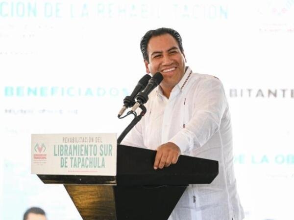 Eduardo Ramírez inaugura la rehabilitación del Libramiento Sur de Tapachula