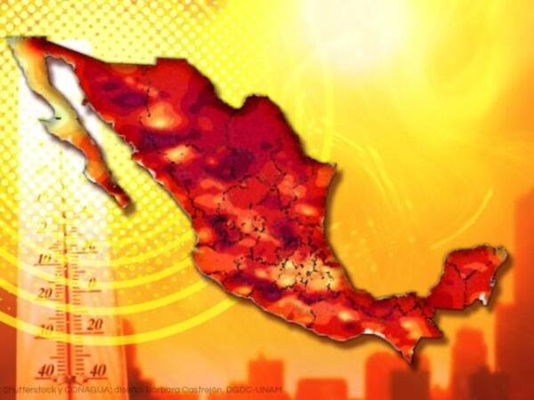 ¿Cuándo llegan las altas temperaturas a México?