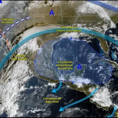 Frentes fríos y vaguadas traerán lluvias y viento intenso esta semana