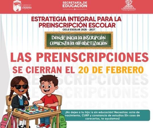 Asegura tu espacio: recta final de preinscripciones