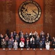 Asiste Eduardo Ramírez a conmemoración del 109 Aniversario de la Constitución de 1917, encabezada por Claudia Sheinbaum