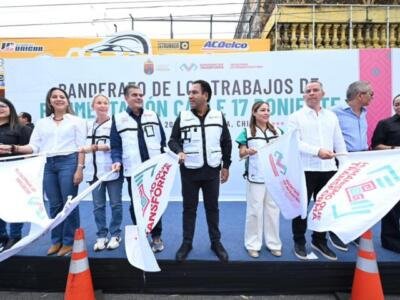 Eduardo Ramírez inicia modernización de la Calle 17 Poniente-Oriente de Tapachula, con una inversión de 137 mdp