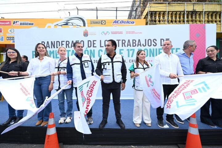 Eduardo Ramírez inicia modernización de la Calle 17 Poniente-Oriente de Tapachula, con una inversión de 137 mdp Eduardo Ramírez inicia modernización de la Calle 17 Poniente-Oriente de Tapachula, con una inversión de 137 mdp
