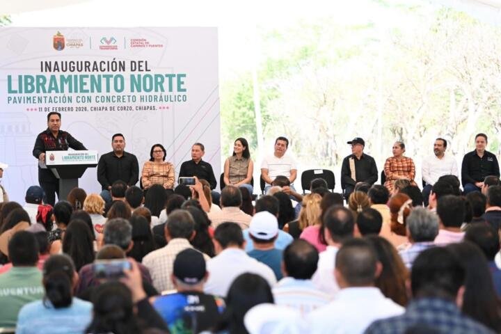 Eduardo Ramírez fortalece conectividad y educación en Chiapa de Corzo