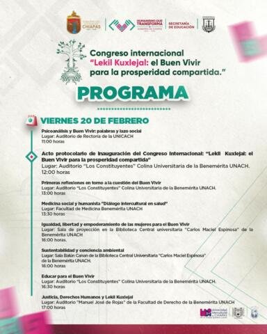 Chiapas vive un momento histórico: educación, salud y justicia se unen por el Buen Vivir