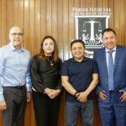 Juan Carlos Moreno Guillén celebra nuevos nombramientos y ratificación de personas juzgadoras