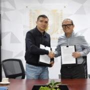 Suscriben UNACH y el ISSTECH un convenio de Prestación de Servicios
