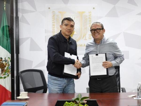 Suscriben UNACH y el ISSTECH un convenio de Prestación de Servicios