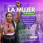 Javier Jiménez destaca importancia de fortalecer derechos de las mujeres