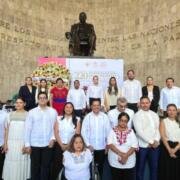 Javier Jiménez conmemora el natalicio de Benito Juárez en el Congreso de Chiapas