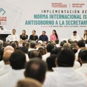Eduardo Ramírez presenta implementación de la Norma Internacional ISO 37001 Antisoborno en la Secretaría de Salud