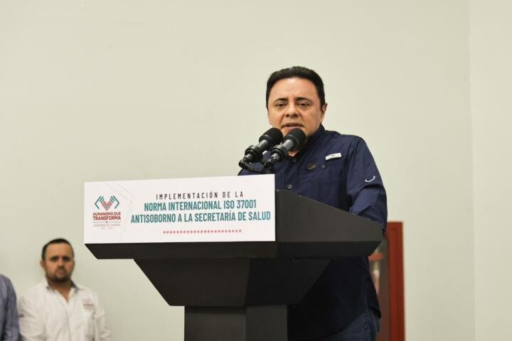 Eduardo Ramírez presenta implementación de la Norma Internacional ISO 37001 Antisoborno en la Secretaría de Salud