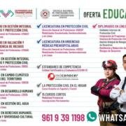 Escuela Nacional de Protección Civil de Chiapas abre convocatoria 2026 para nuevo ingreso