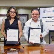 Poder Judicial e Instituto Registral del Estado firman convenio en innovación tecnológica