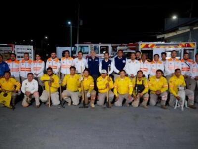 Angel Torres fortalece a brigadistas de Protección Civil con entrega de equipo de protección