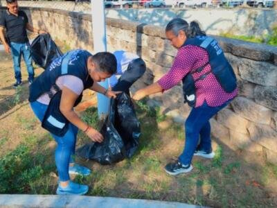 Fortalece Ayuntamiento de Tuxtla acciones de limpieza en el río Sabinal y afluentes