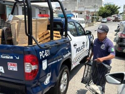 Refuerza SSP de Tuxtla acciones contra apartado indebido de vía pública