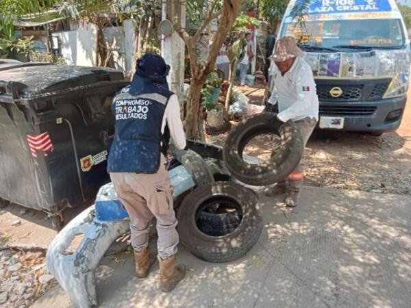 Más de mil toneladas de cacharro, escombro, y 5 mil llantas recolectadas, con Chuleando Tuxtla: Angel Torres