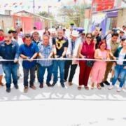 Inaugura Angel Torres más de medio kilómetro de pavimentación en CCI