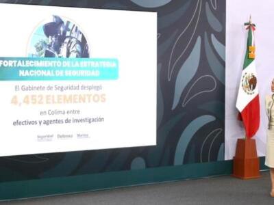 Estamos trabajando con Estados Unidos en seguridad, pero hay una condición, la soberanía no está a negociación: Presidenta Claudia Sheinbaum desde Colima