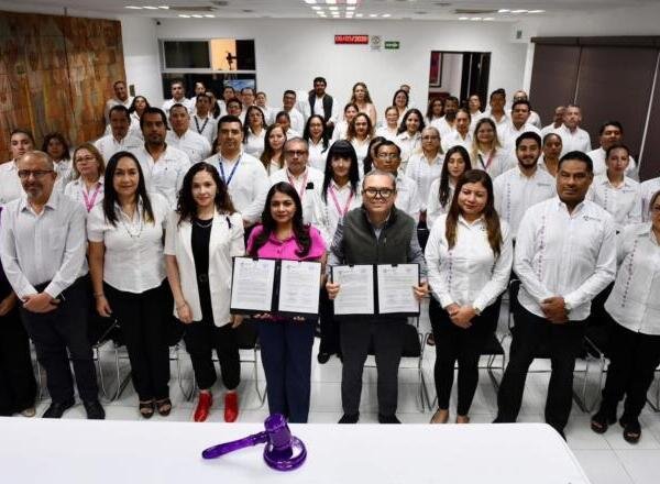 Suscriben UNACH y el TEECH convenio de colaboración