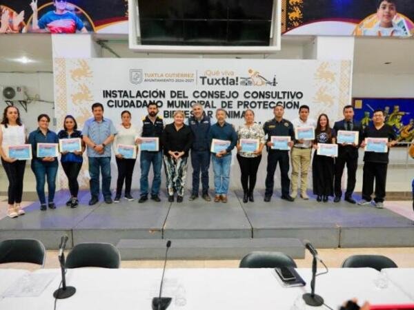 Día histórico en Tuxtla; se conforma el primer Consejo Consultivo Municipal de Protección y Bienestar Animal Día histórico en Tuxtla; se conforma el primer Consejo Consultivo Municipal de Protección y Bienestar Animal