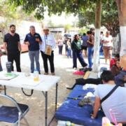 Angel Torres continúa impulsando el Chucho Móvil en Tuxtla; esta vez estuvo en Nuevo Amanecer