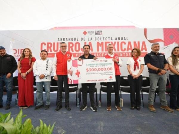 Eduardo Ramírez reconoce labor de la Cruz Roja a favor de quienes más lo necesitan