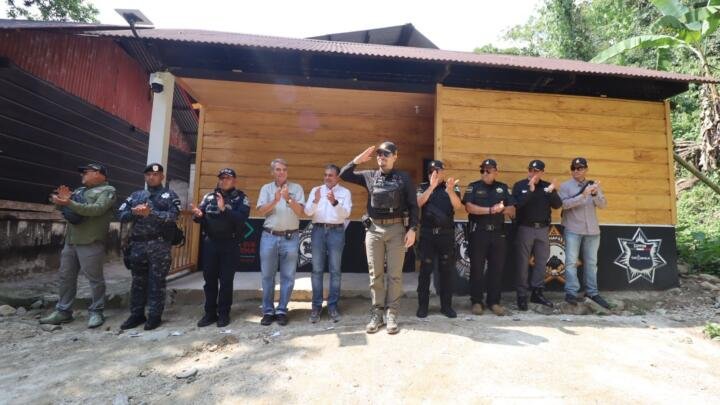 Secretario de Seguridad del Pueblo inaugura Módulo de Vigilancia y Seguridad en la zona media alta de Tapachula