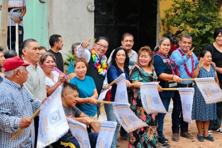 Inicia una obra más en colonia Patria Nueva, como parte del Programa Calles Felices