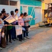 En San Isidro Buena Vista, Angel Torres dio banderazo de inicio a los trabajos de una calle más