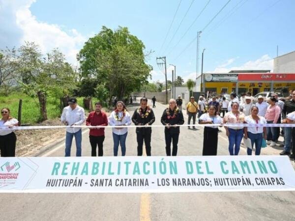 Eduardo Ramírez avanza en la rehabilitación de caminos en municipios de Chiapas