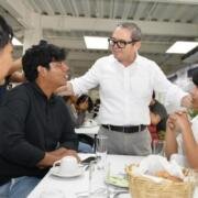Se reúne el rector de la UNACH Oswaldo Chacón Rojas con la Red de Estudiantes Líderes Universitarios