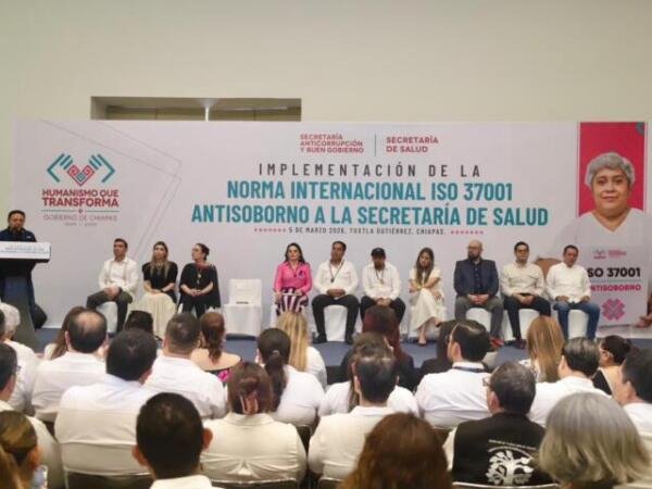 Chiapas avanza con firmeza en la construcción de una cultura anticorrupción