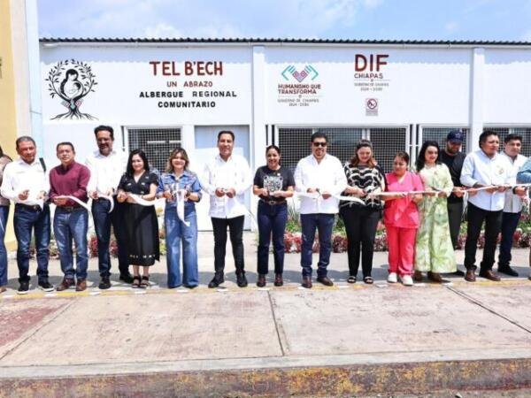 Eduardo Ramírez inaugura Albergue Regional “Tel B’ech” del DIF Chiapas y fortalece infraestructura educativa en Comitán
