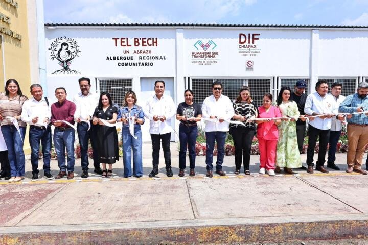 Eduardo Ramírez inaugura Albergue Regional “Tel B’ech” del DIF Chiapas y fortalece infraestructura educativa en Comitán