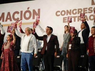 Eduardo Ramírez refrenda compromiso con la unidad en el Congreso Nacional de Morena