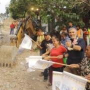 Calles Felices llega a La Esperanza con el presidente Angel Torres