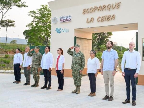 Asiste Juan Carlos Moreno Guillén a la inauguración del Ecoparque La Ceiba en Palenque