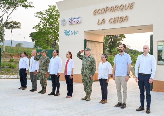 Asiste Juan Carlos Moreno Guillén a la inauguración del Ecoparque La Ceiba en Palenque