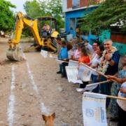 Una calle más en Evolución Política con el presidente Angel Torres, en Tuxtla