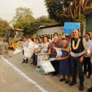Inicia Angel Torres obra de pavimentación en Barrio San Francisco