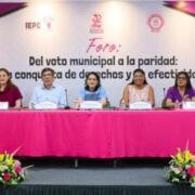 Conmemora IEPC el 101 aniversario del voto femenino en Chiapas