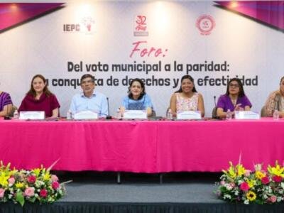 Conmemora IEPC el 101 aniversario del voto femenino en Chiapas